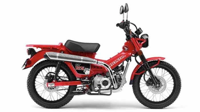 2022 Honda Trail 125 red