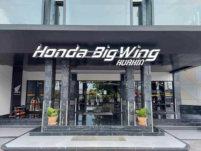 Honda Big Wing Hua Hin Thailand - Micramoto