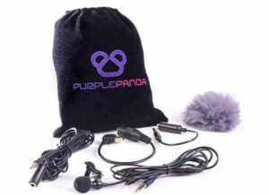 Purple-Panda-Lavalier-Microphone-Kit-micramoto
