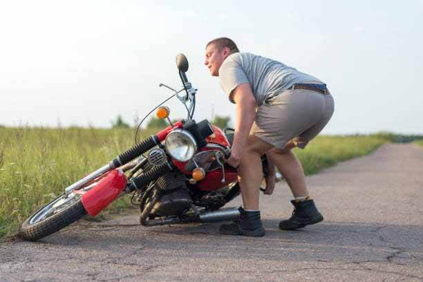 Tools to Lift a Fallen Motorcycle