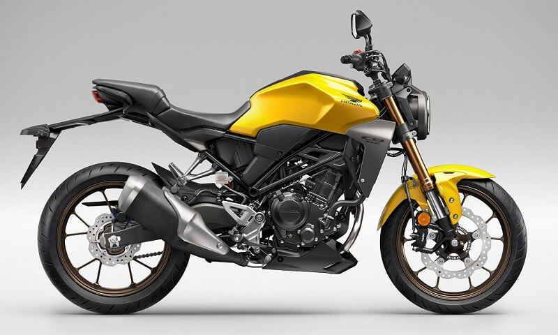 2022 Honda CB300R yellow