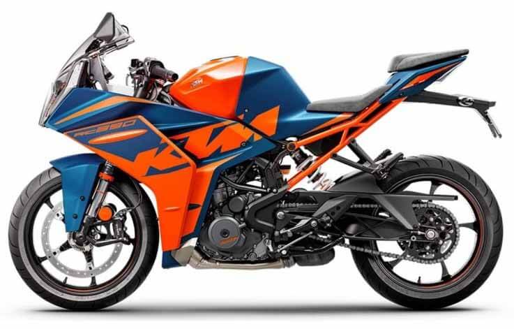 2022 KTM RC390 orange