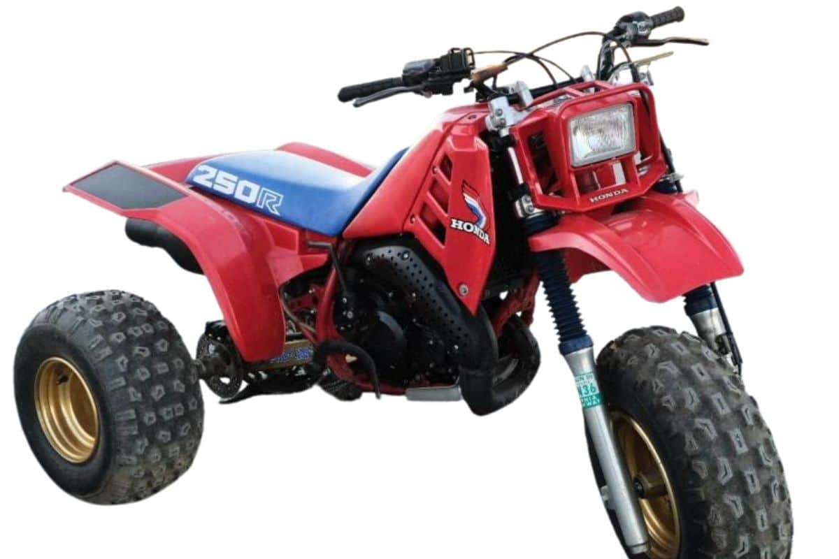 the Honda ATC 250 R is probably the hardest motorcycle to ride 