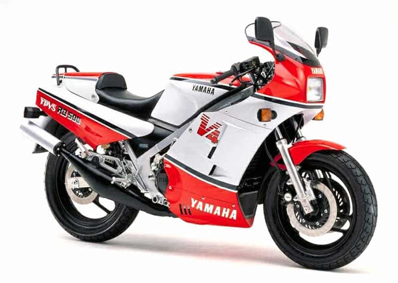 Yamaha RZ 500-red-white-500cc motorcycle