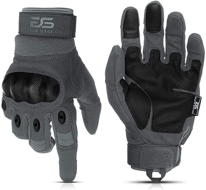 Glove Station Motorcycles Tactical Rubber